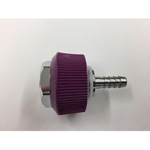 Adapter EVAC Hit DISS F 1/4 Hose BARB Purple Adapter EVAC Hit DISS F 1/4 Hose BARB Purple