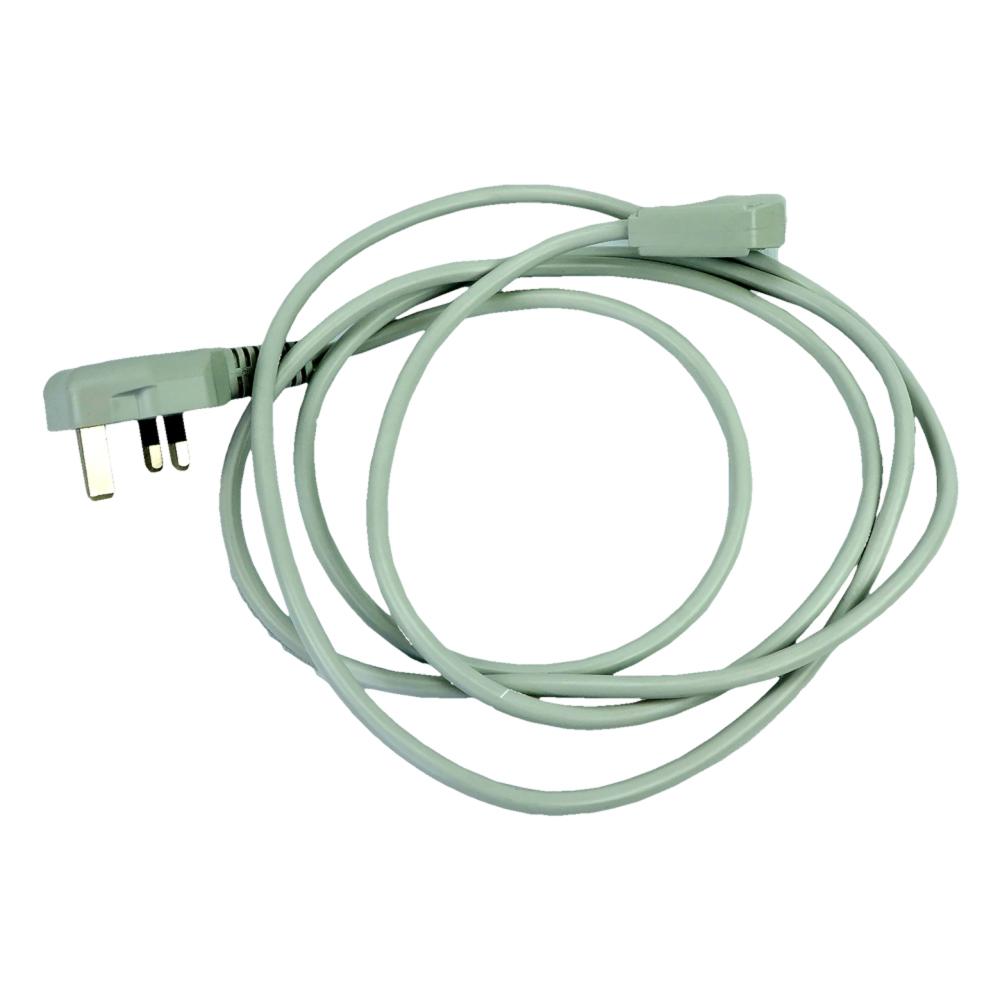 Power Cord UK Right Light Gray Power Cord UK Right Light Gray